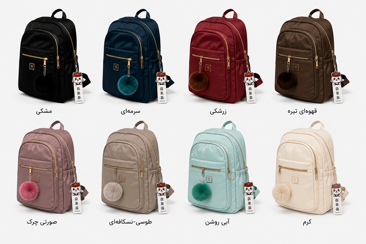 کوله پشتی فانتزی دخترانه برند YIMEISEN اورجینال دارای رنگ بندی کد 8053 مناسب روز مرگی